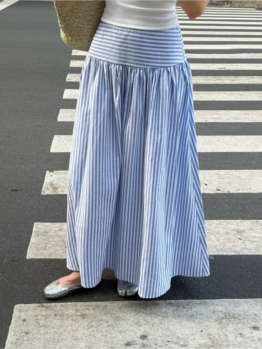 Striped Maxi Skirt